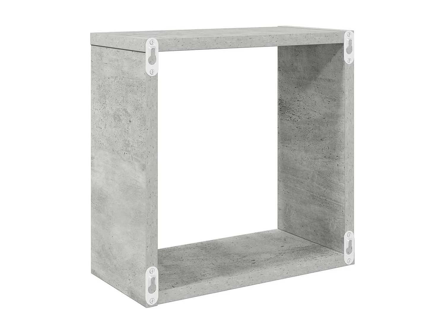 Würfelregale 4 Stk. Betongrau 30x15x30 cm