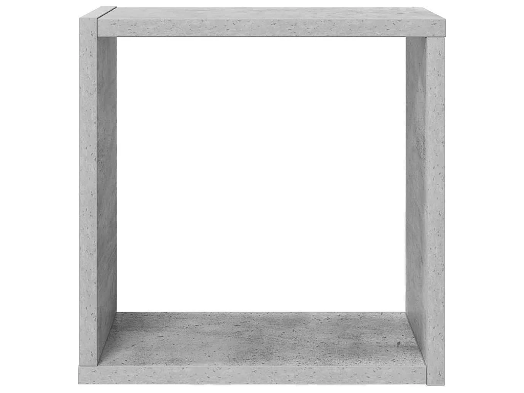 Mensole Parete a Cubo 4 pz Grigio Cemento 30x15x30 cm