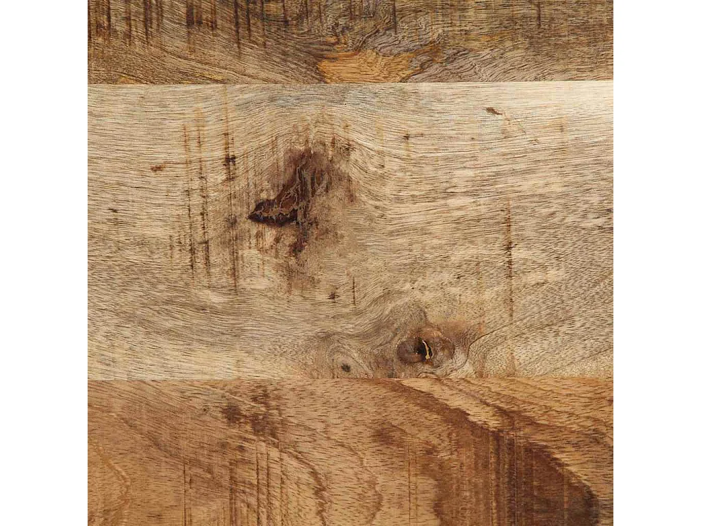 Porte-vêtements 80x40x190 cm bois de manguier massif brut