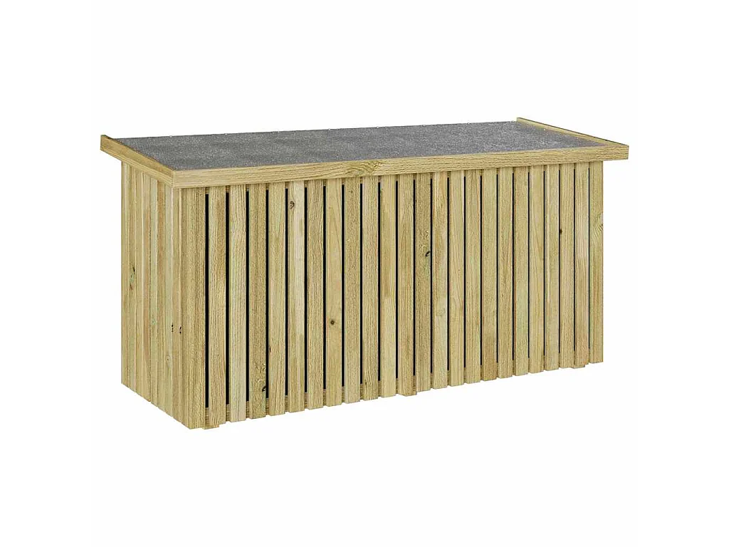 Tuinopslagdoos met opslag Naturel 119 x 44 x 58,5 cm