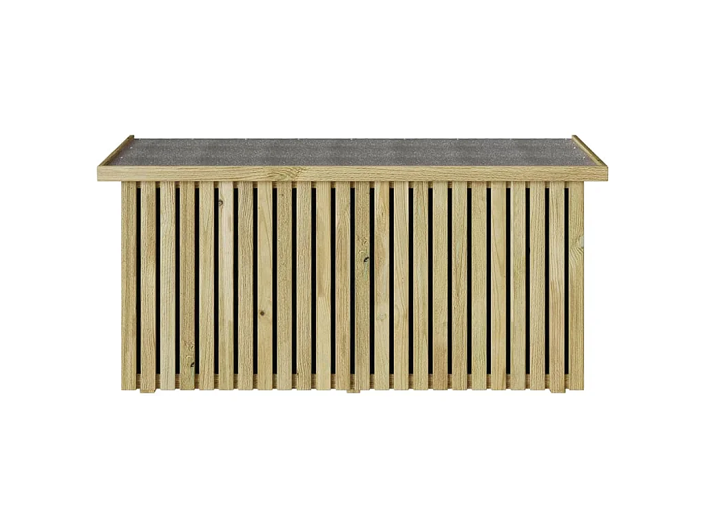 Tuinopslagdoos met opslag Naturel 119 x 44 x 58,5 cm