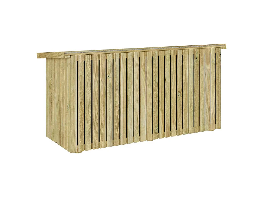Tuinopslagdoos met opslag Naturel 119 x 44 x 58,5 cm