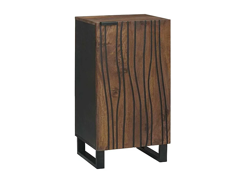 Dressoir Bruin 40 x 33 x 75 cm massief mangohout