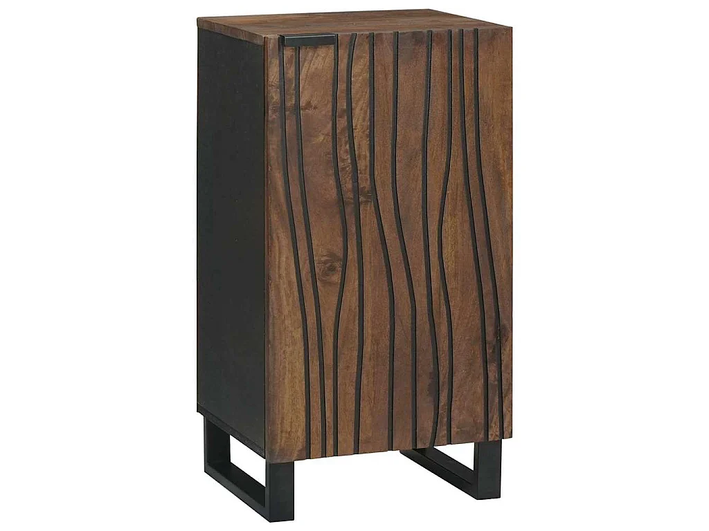 Sideboard Castanho 40 x 33 x 75 cm Madeira de mangueira maciça