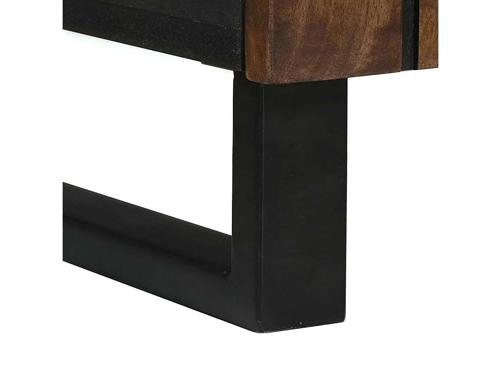 Sideboard Castanho 40 x 33 x 75 cm Madeira de mangueira maciça
