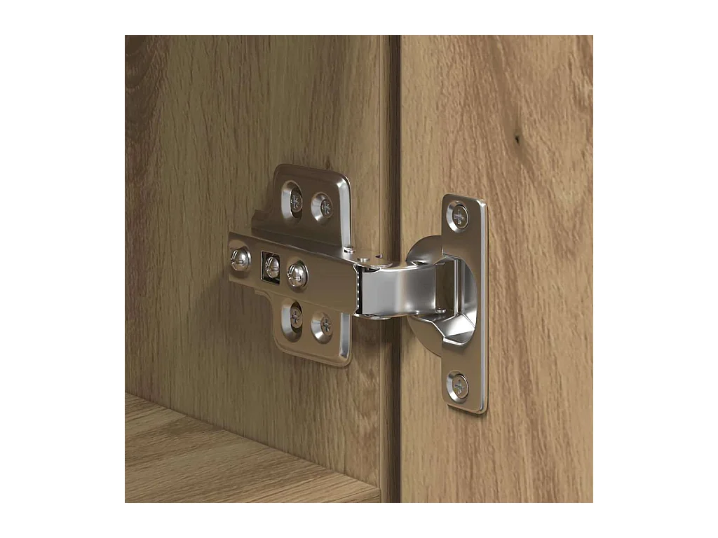 Haut Armoire chêne artisanal 30 x 42.5 x 185 cm