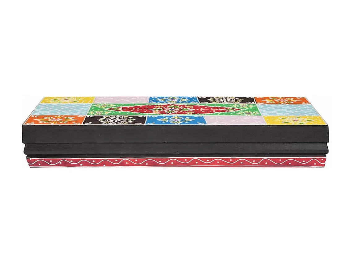 Wandplanken 2 pcs Multikleur 40 x 20 x 6 cm Massief mangohout