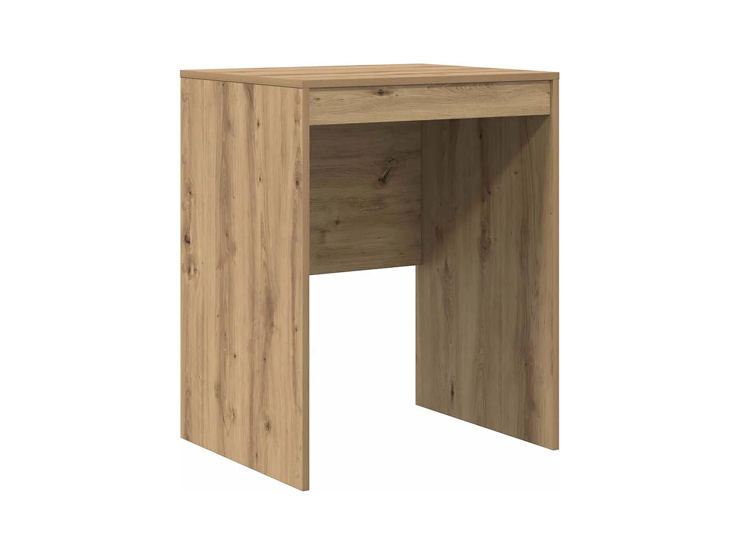 Bureau avec rangement 2 pcs chêne artisanal Bois d'ingénierie