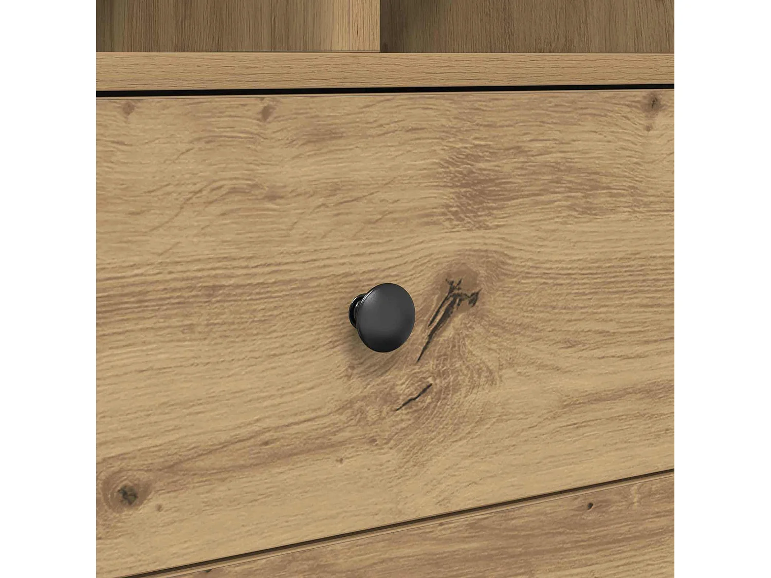 Schreibtisch mit Schubladen mit Regal 2 pcs Artisan-Eiche