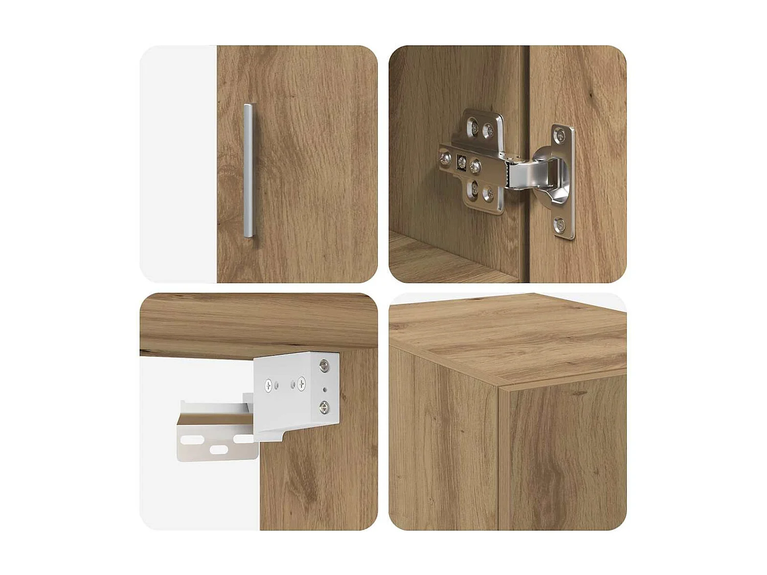 Armário de Armazenamento Slim carvalho artisiano