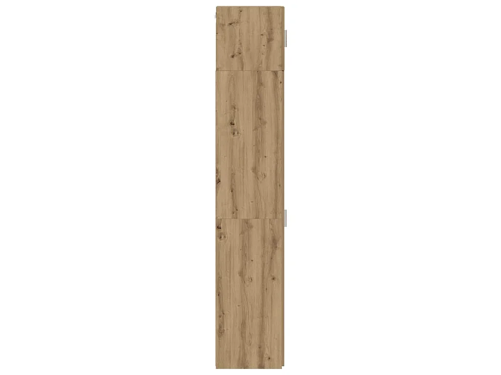 Armoire de rangement 2 pièces avec étagères 2 pcs