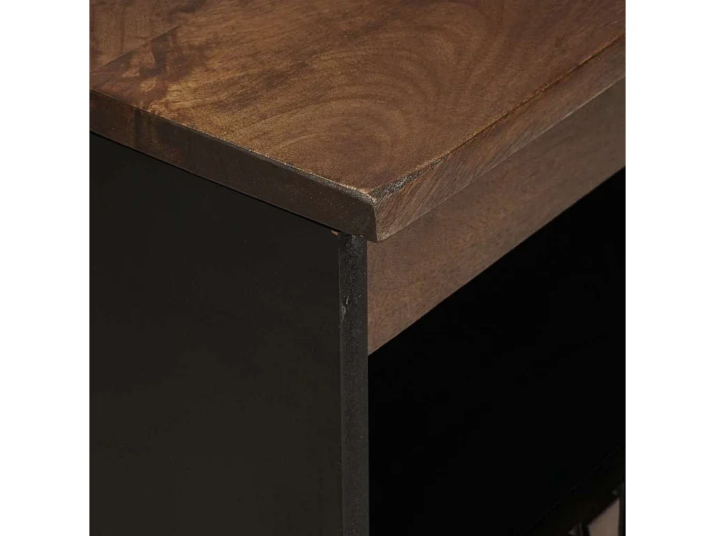 Buffet Marron 60 x 33 x 75 cm bois de manguier massif