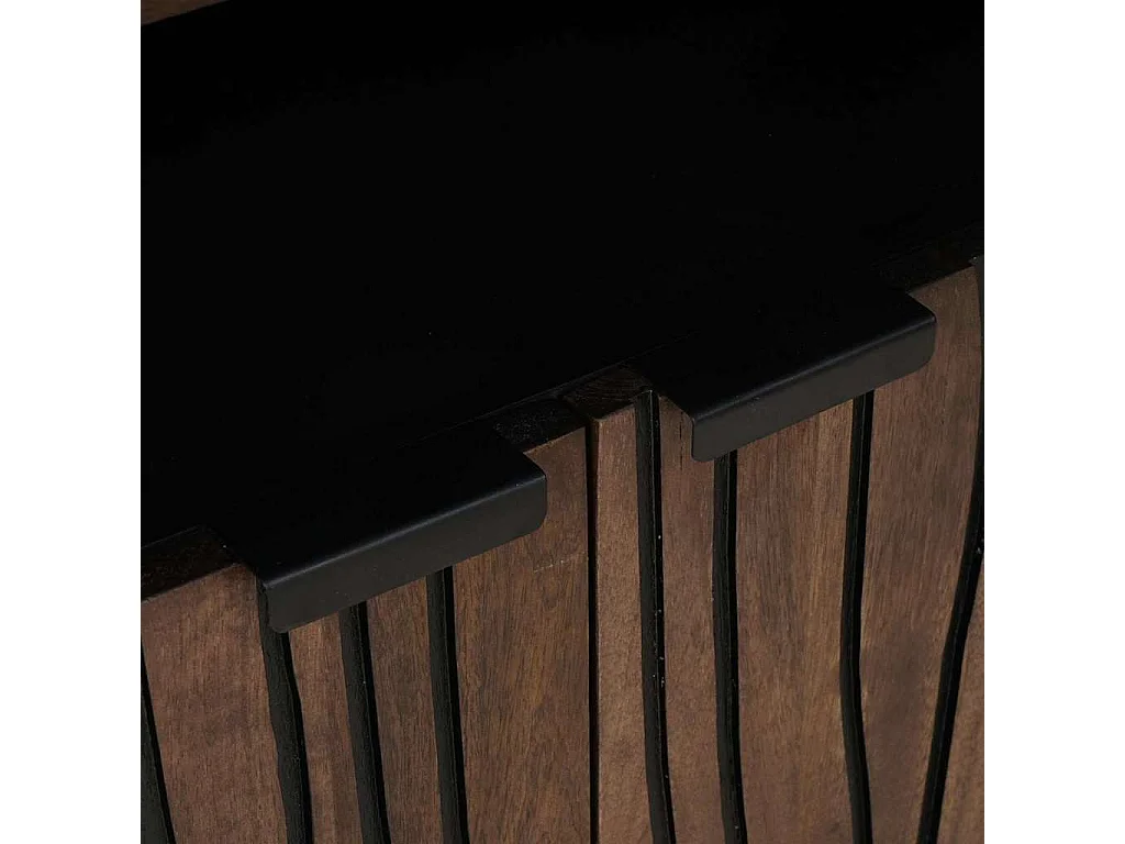 Buffet Marron 60 x 33 x 75 cm bois de manguier massif