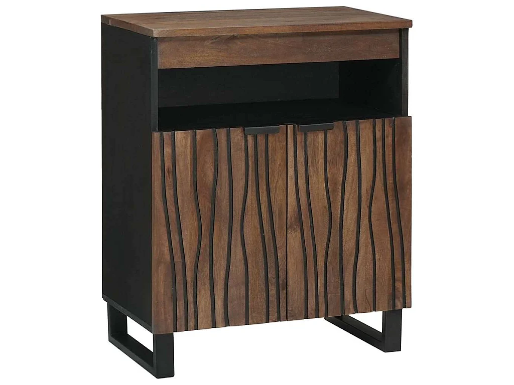 Buffet Castanho 60 x 33 x 75 cm Madeira de mangueira maciça