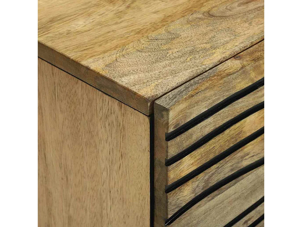 Buffet Marron 40 x 33 x 75 cm bois de manguier massif