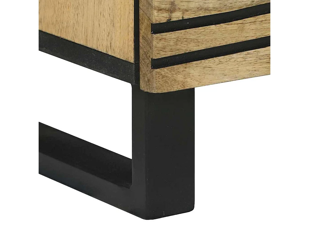 Buffet Marron 40 x 33 x 75 cm bois de manguier massif