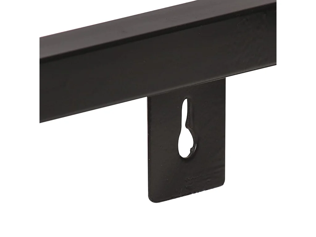 Étagères murales 2 pcs 160 cm Bois de manguier brut