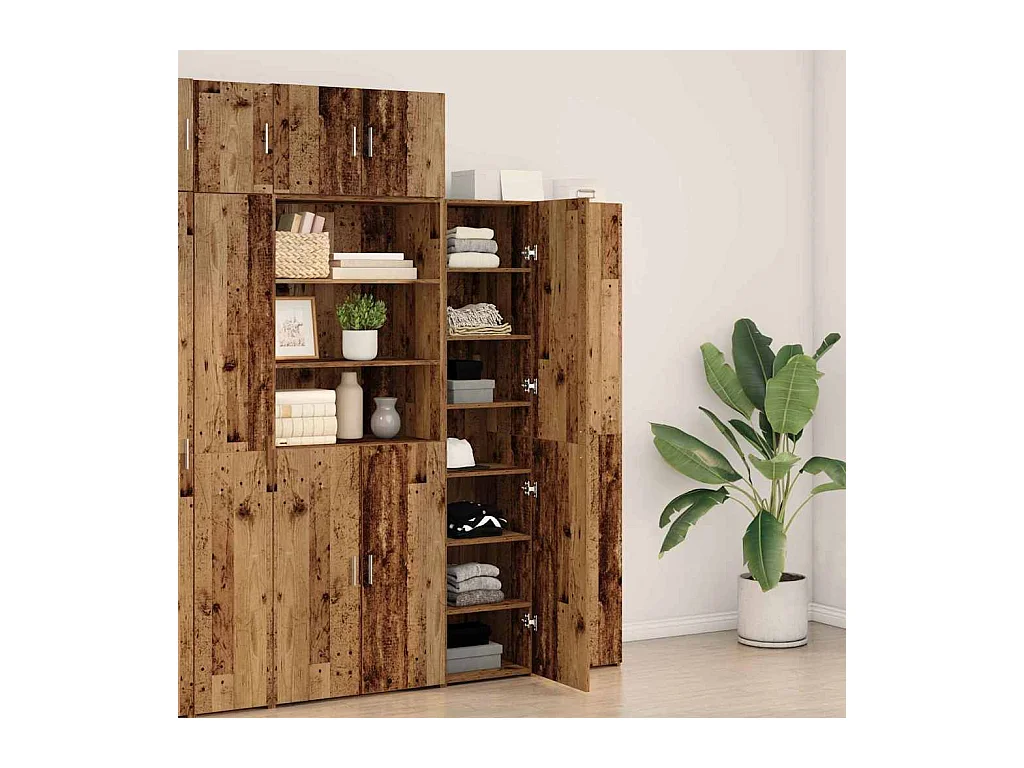 Haut Armoire Bois ancien 40 x 42,5 x 185 cm Bois d'ingénierie