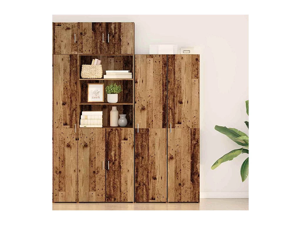 Bois ancien 40 x 42,5 x 185 cm Bois d'ingénierie