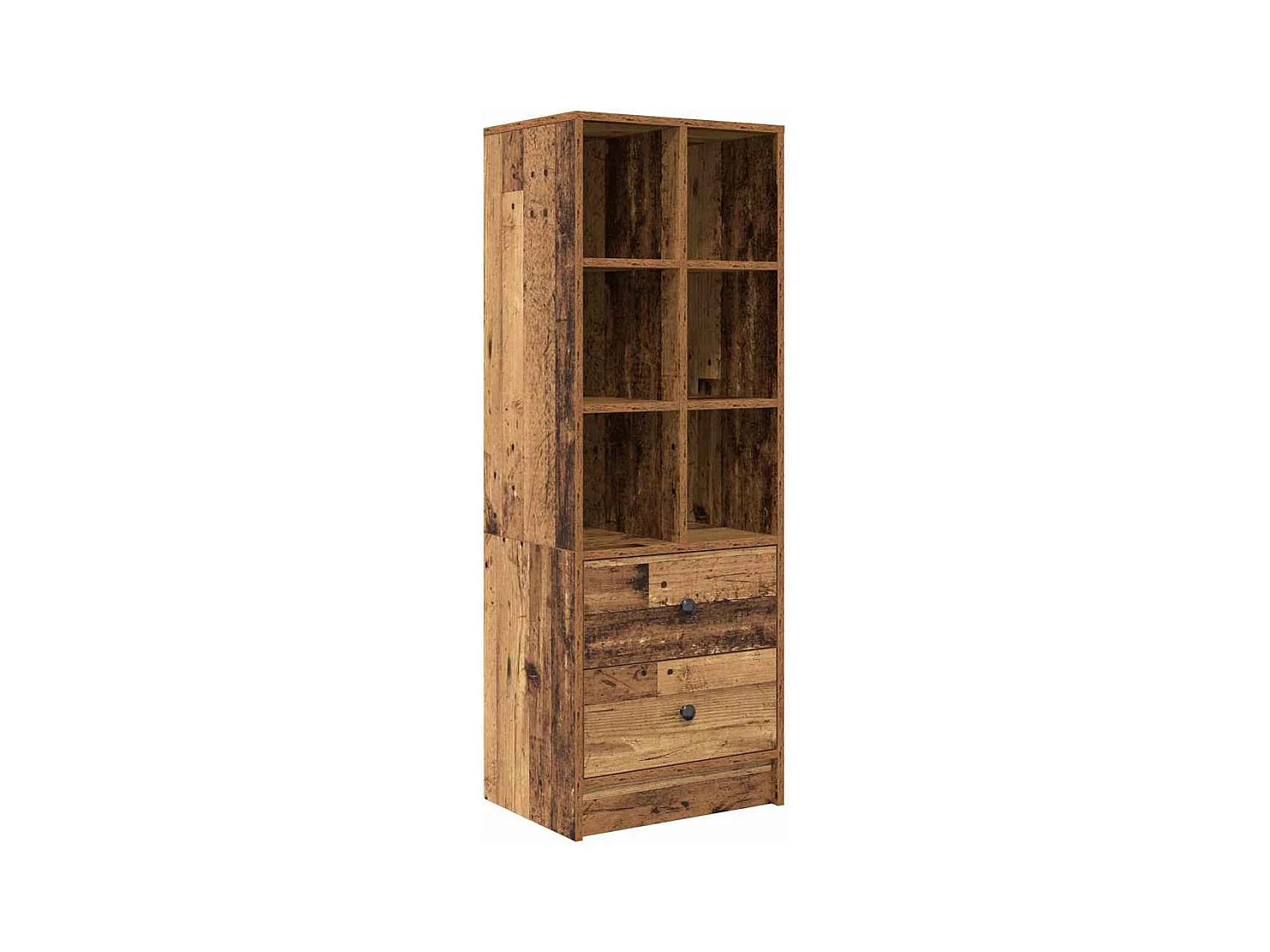 Schreibtisch mit Stauraum 2 pcs Altholz 80 x 50 x 76 cm