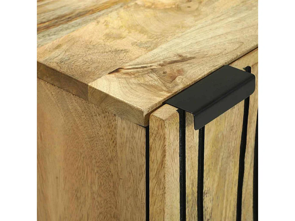 Dressoir Bruin 40 x 33 x 75 cm massief mangohout