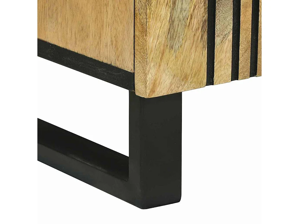 Dressoir Bruin 40 x 33 x 75 cm massief mangohout