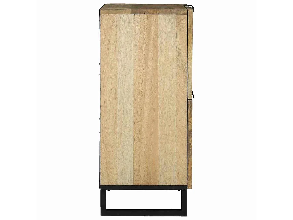Sideboard Braun 60 x 33 x 75 cm massives Mangoholz