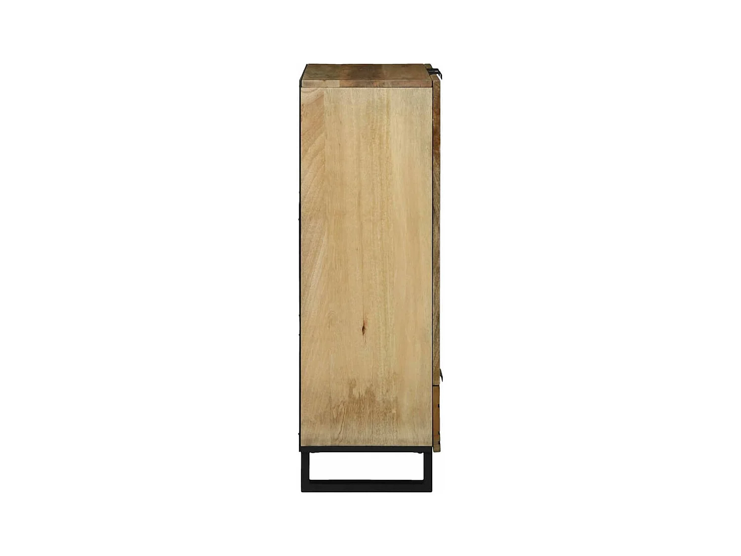 Hochboard Braun 60 x 33 x 100 cm massives Mangoholz