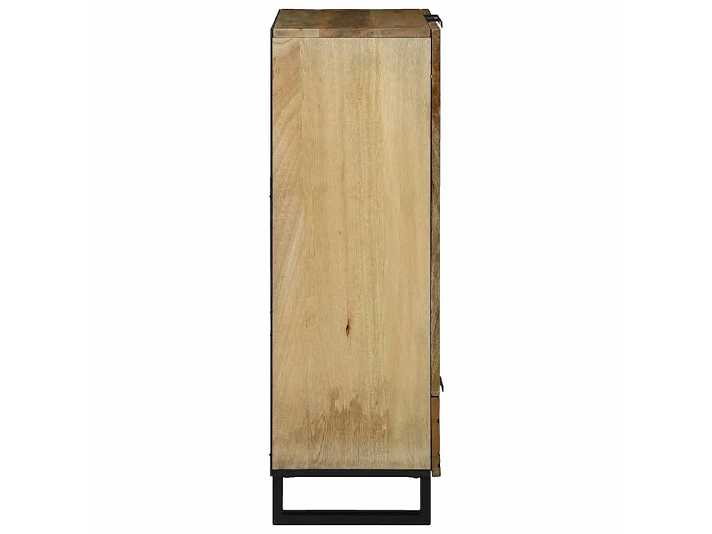 Highboard Bruin 60 x 33 x 100 cm massief mangohout