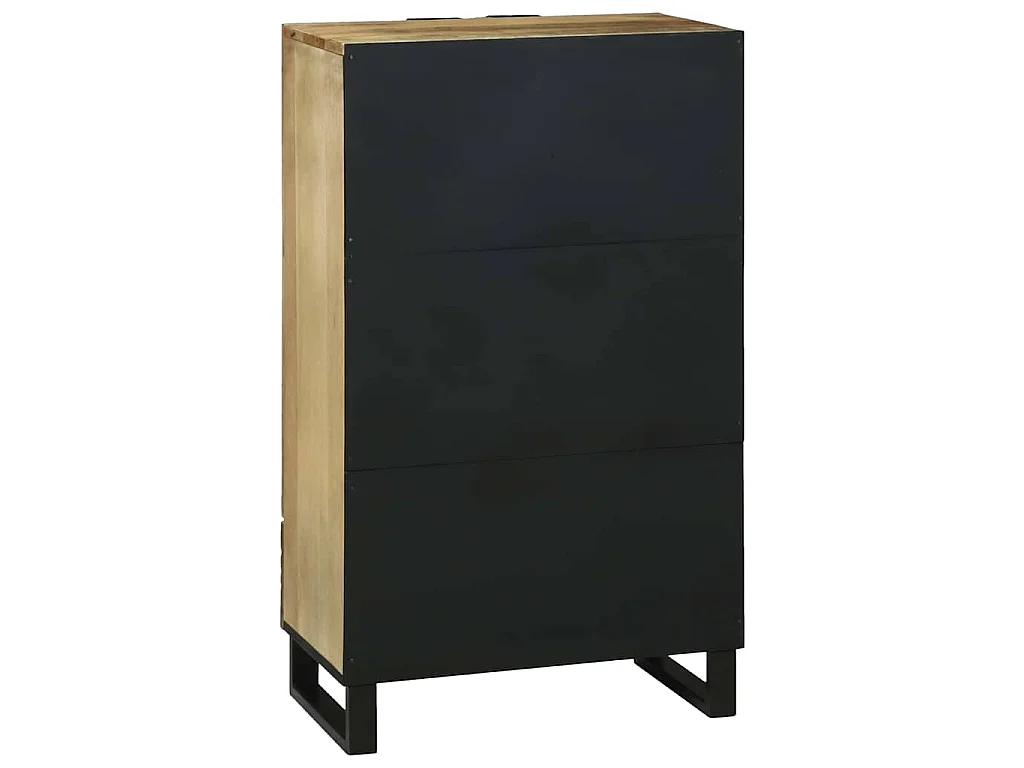 Highboard Bruin 60 x 33 x 100 cm massief mangohout