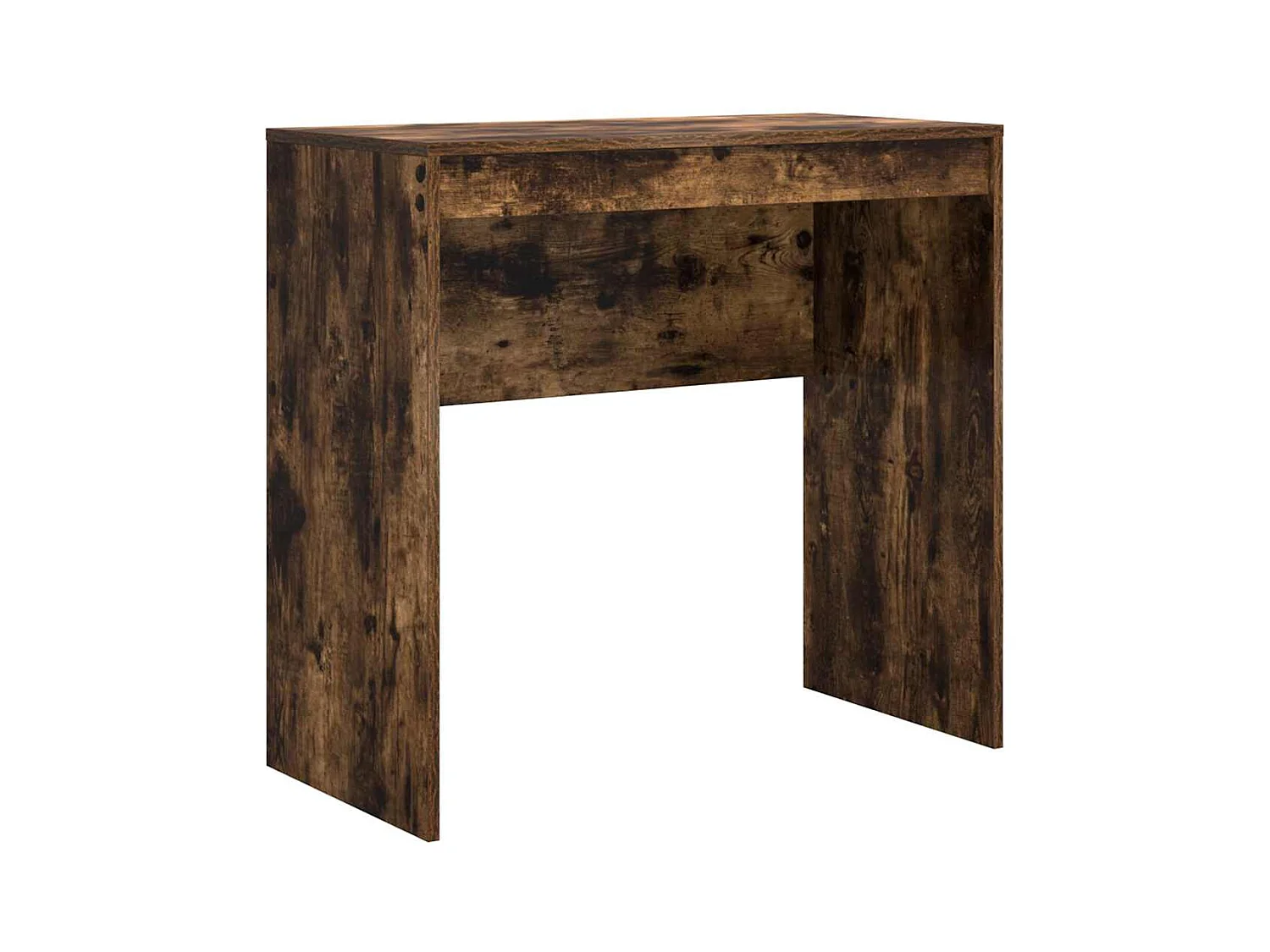 Bureau avec rangement 2 pcs Chêne fumé 80 x 40 x 76 cm