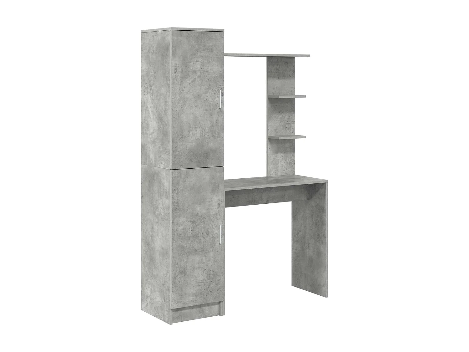 Schreibtisch 2 pcs Beton Grau