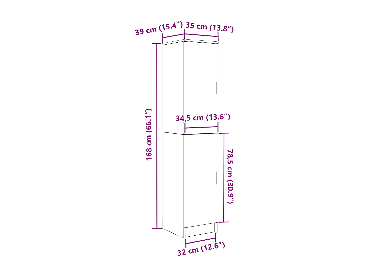 Schreibtisch 2 pcs Beton Grau