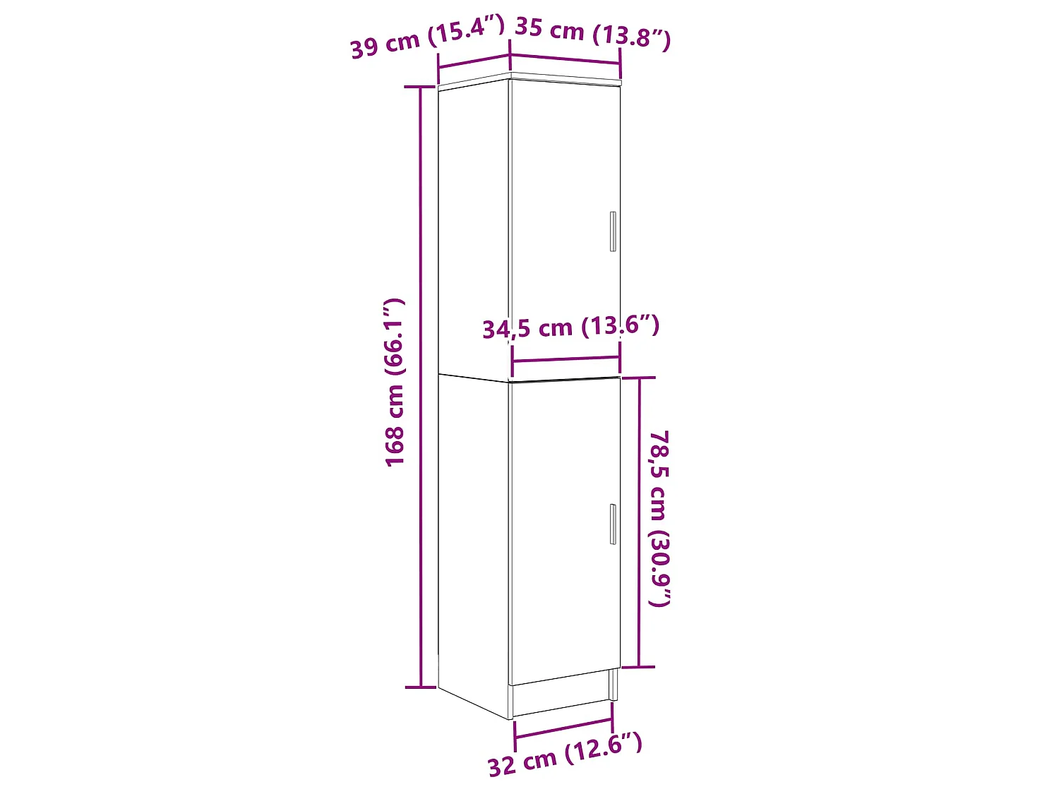 Bureau 2 pcs Gris béton