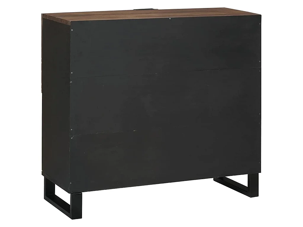 Buffet Castanho 80 x 33 x 75 cm Madeira de mangueira maciça