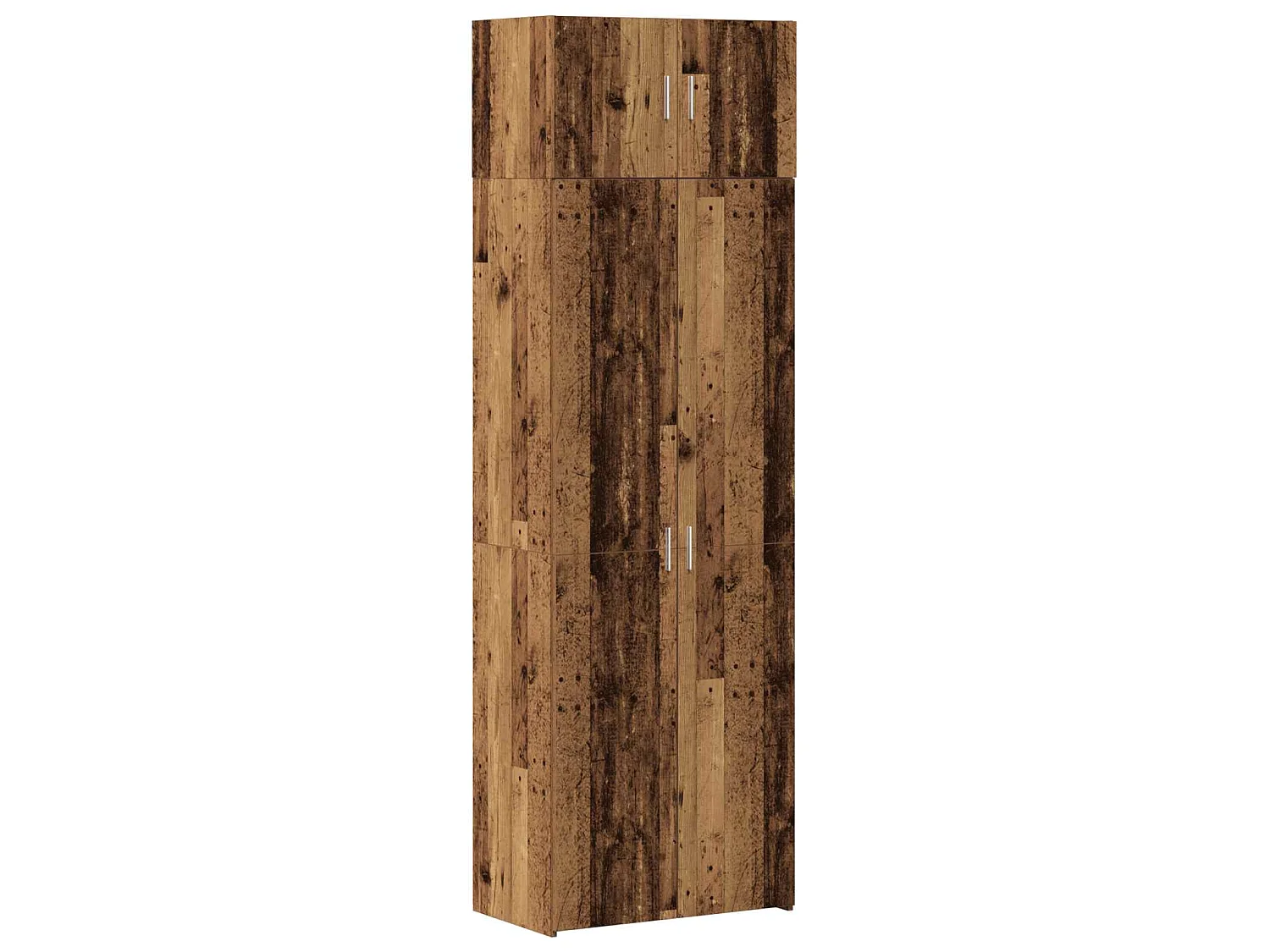 Armoire de rangement 2 pcs Bois ancien 70 x 42,5 x 225 cm