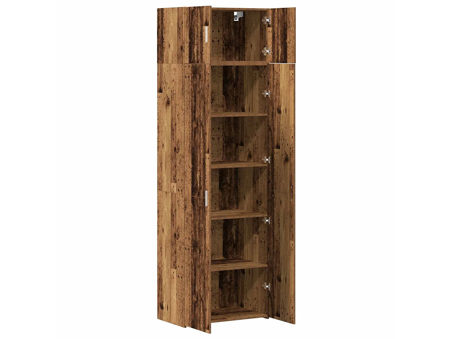 Armoire de rangement 2 pcs Bois ancien 70 x 42,5 x 225 cm