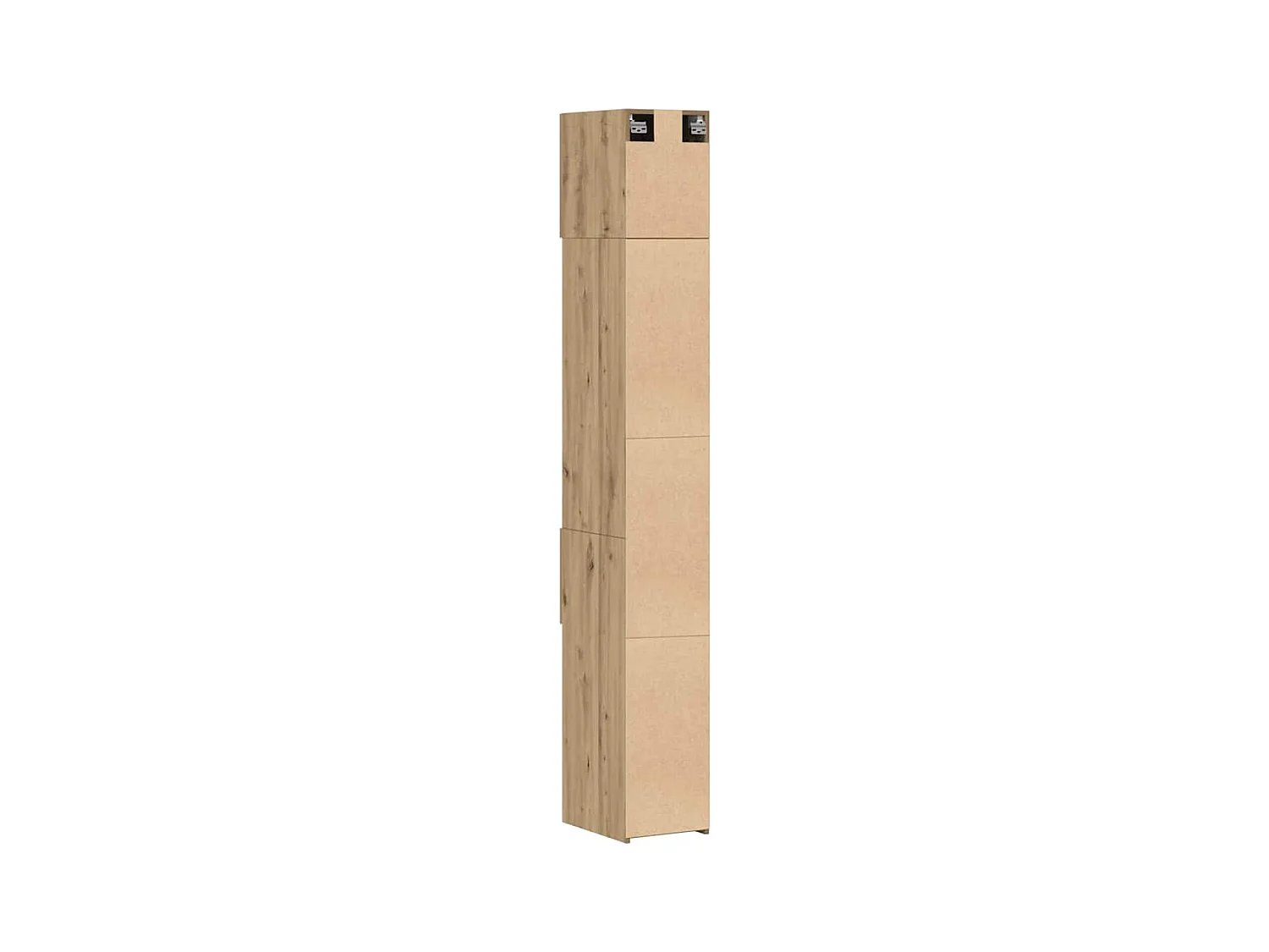 Schlanker Stauraum Schrank Artisan-Eiche 30 x 42.5 x 225 cm