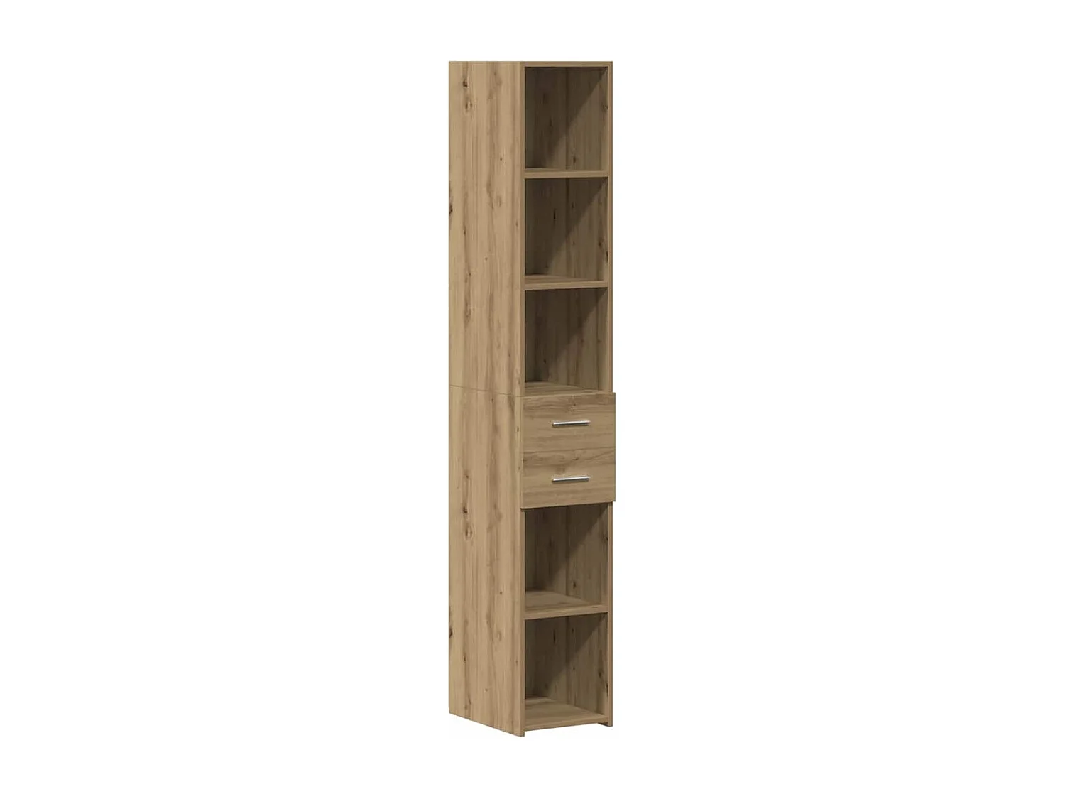 Armoire de rangement 2 pcs Chêne artisanal 30 x 42,5 x 225 cm