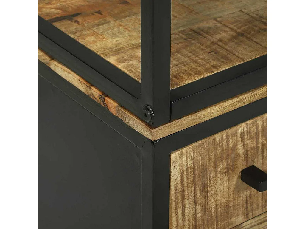 Buffê Castanho 70 x 35 x 180 cm Madeira de mangueira maciça