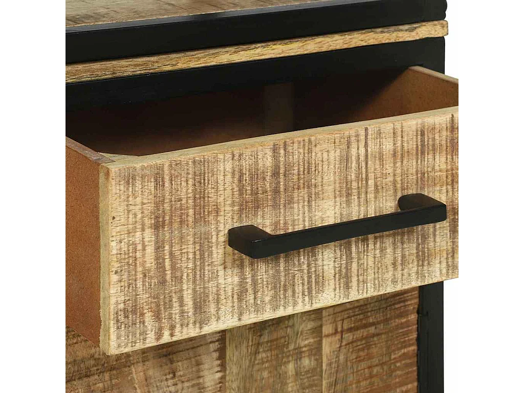 Buffê Castanho 70 x 35 x 180 cm Madeira de mangueira maciça