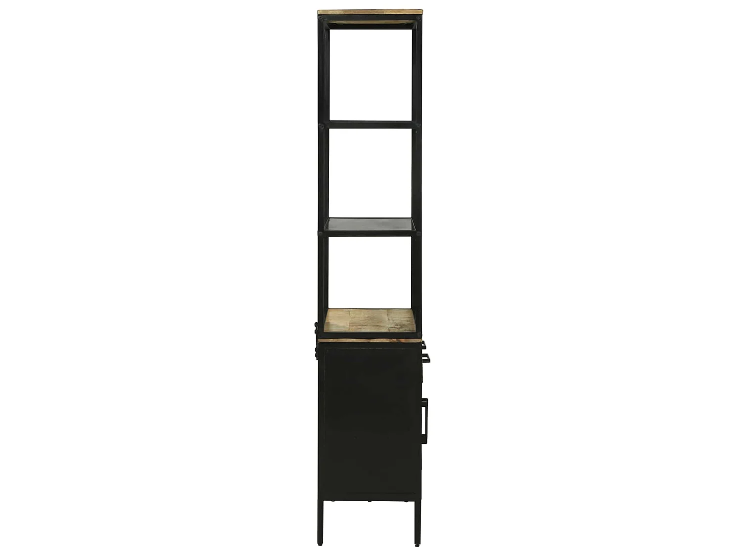 Haut Armoire Marron 70 x 35 x 180 cm Bois de mangue massif