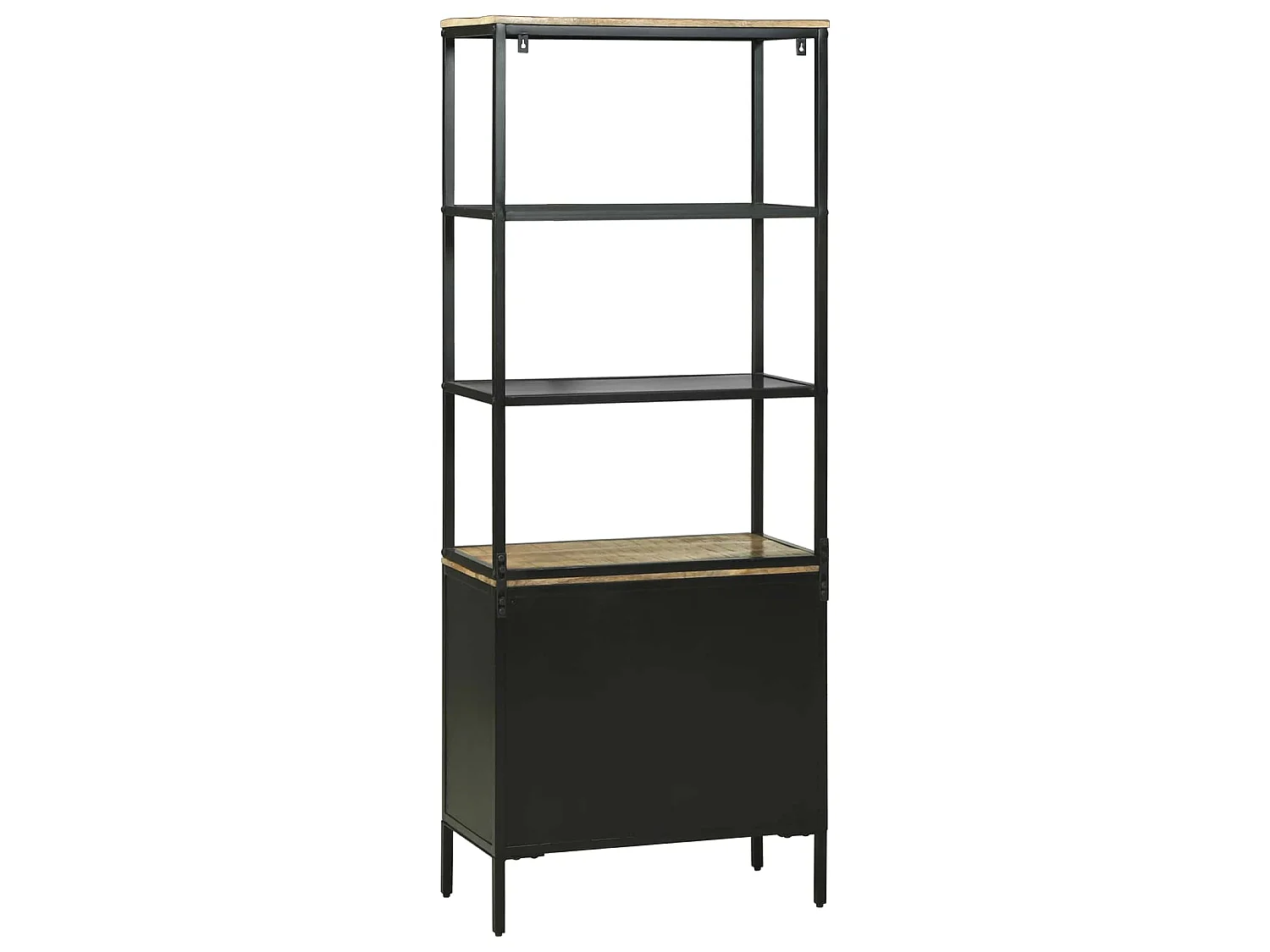 Haut Armoire Marron 70 x 35 x 180 cm Bois de mangue massif