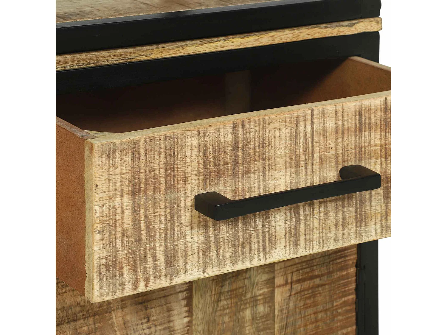 Haut Armoire Marron 70 x 35 x 180 cm Bois de mangue massif