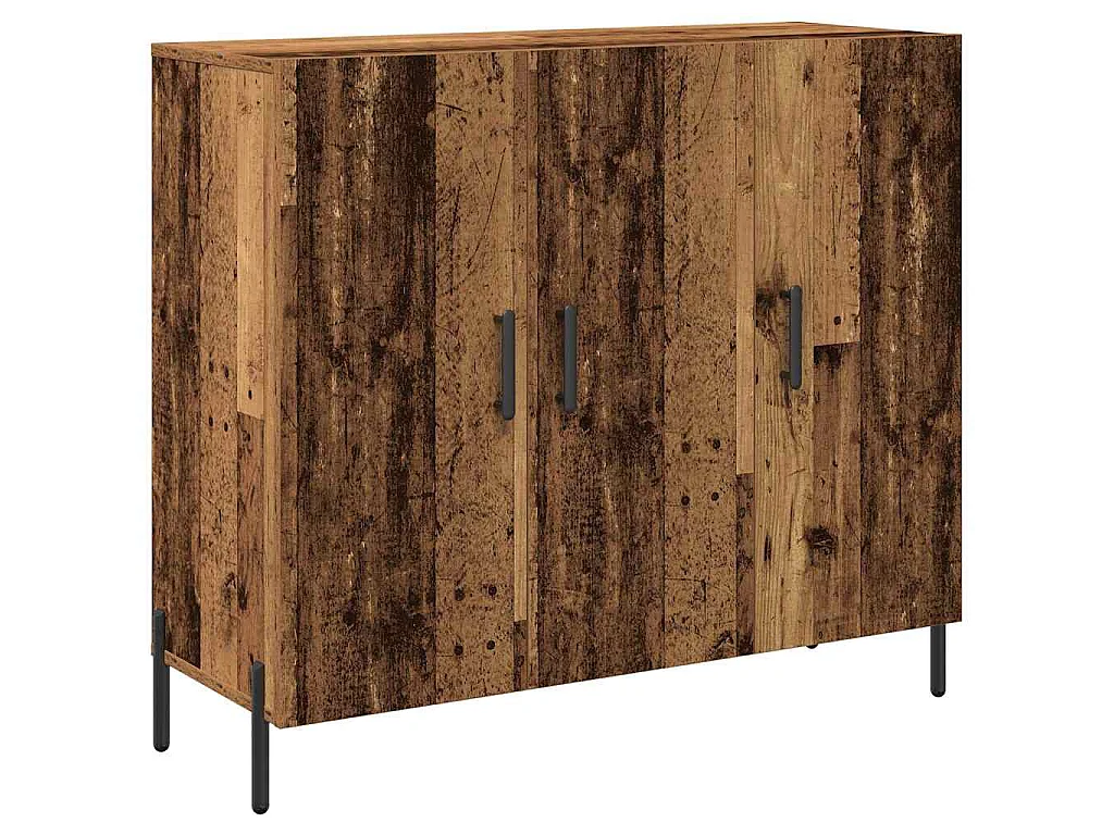 Buffet Bois ancien 90 x 34 x 80 cm Bois d'ingénierie