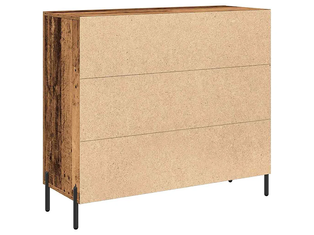 Buffet Bois ancien 90 x 34 x 80 cm Bois d'ingénierie