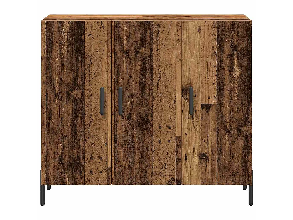 Buffet Bois ancien 90 x 34 x 80 cm Bois d'ingénierie