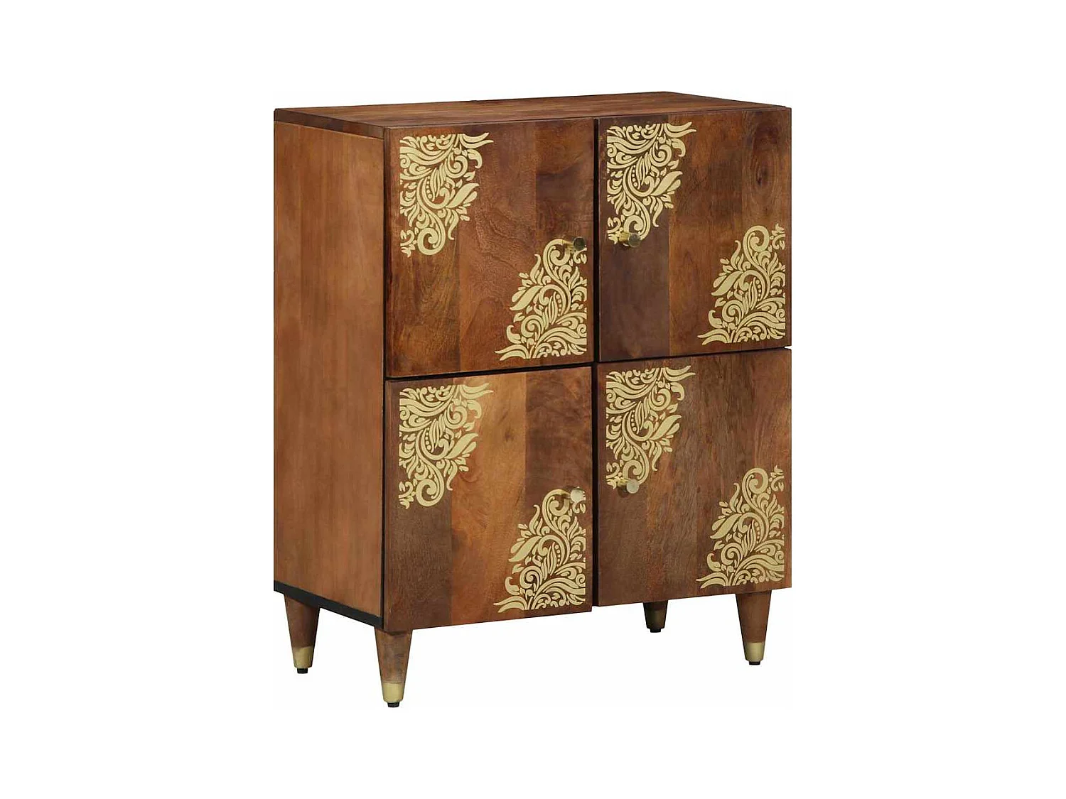 Buffet Marron 60 x 33 x 75 cm Bois de manguier massif