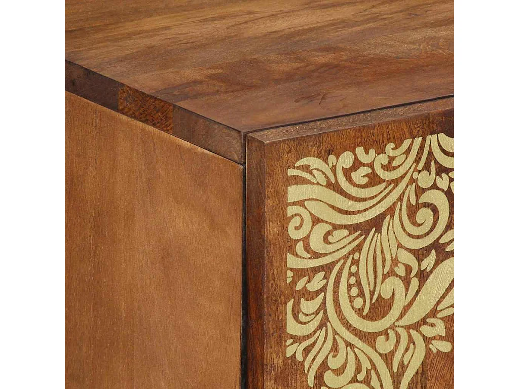Buffet Marron 60 x 33 x 75 cm Bois de manguier massif