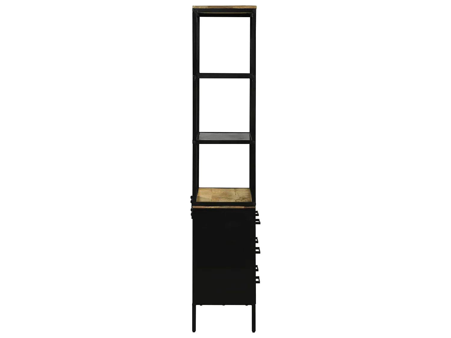 Haut Armoire Marron 70 x 35 x 180 cm Bois de mangue massif